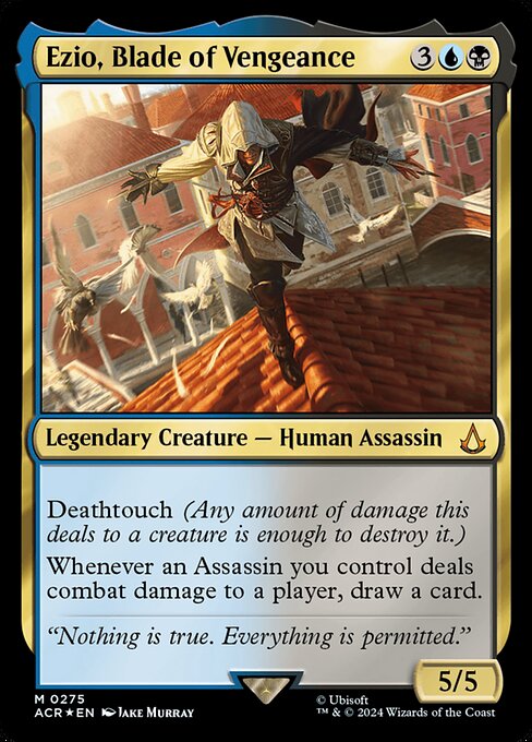 Ezio, Blade of Vengeance highlighted card art
