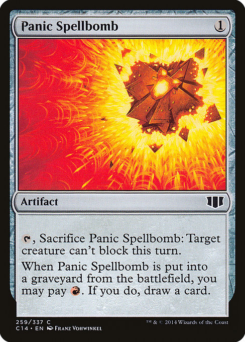 Panic Spellbomb from Commander 2014