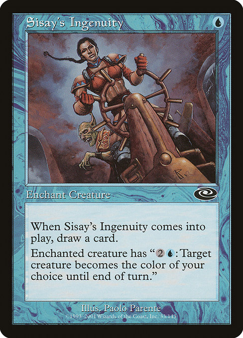 Sisay's Ingenuity highlighted card art