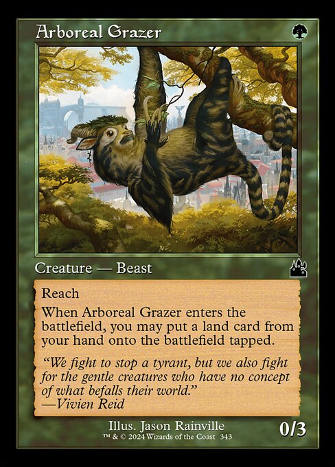 Arboreal Grazer from Ravnica Remastered