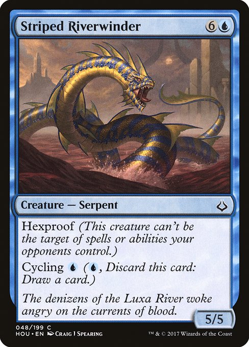 Striped Riverwinder from Hour of Devastation