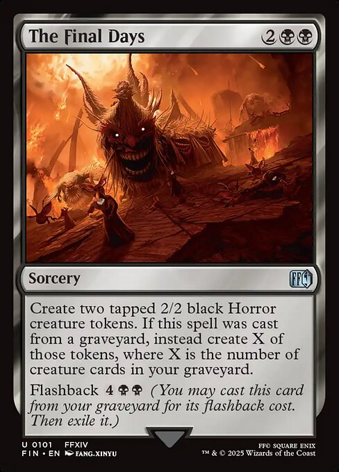 The Final Days highlighted card art