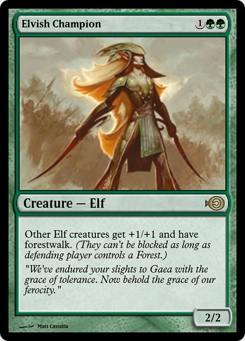 Elvish Champion from Magic Online Promos