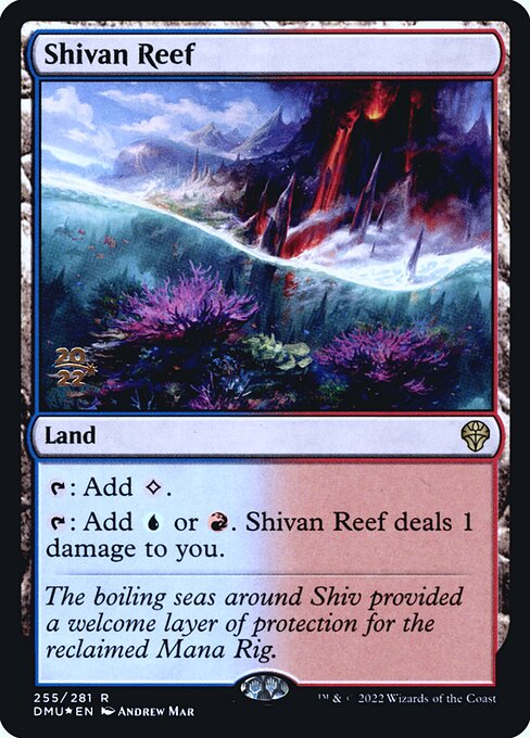 Shivan Reef from Dominaria United Promos