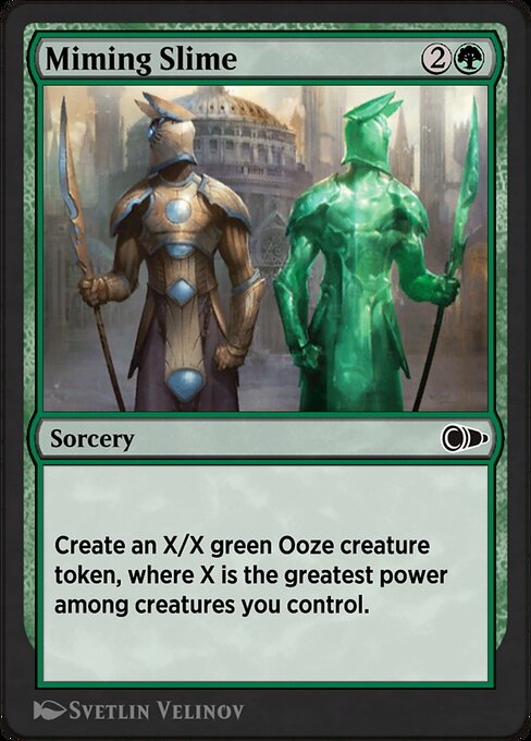 Miming Slime highlighted card art