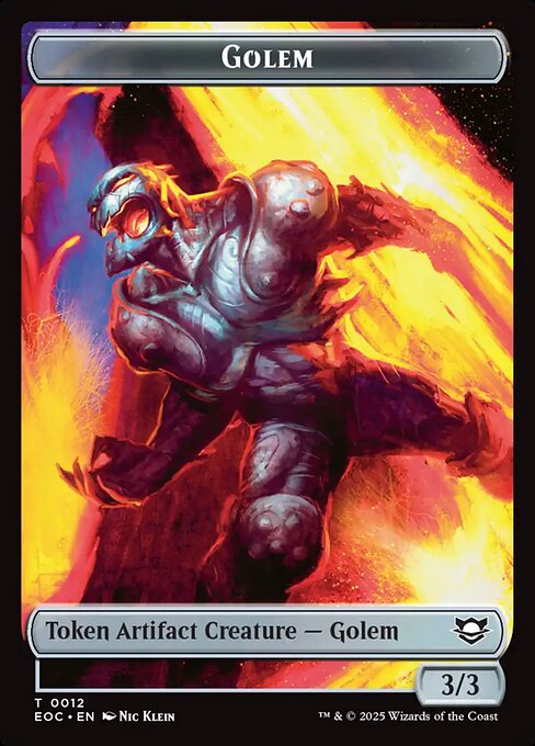 Golem highlighted card art