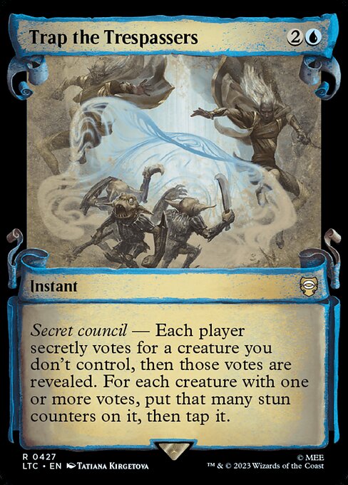 Trap the Trespassers highlighted card art