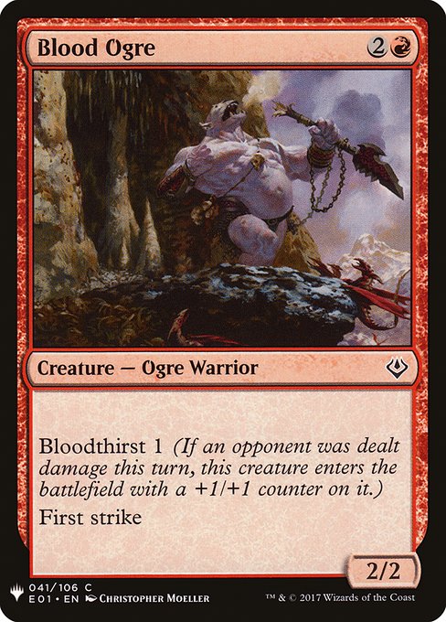 Blood Ogre highlighted card art