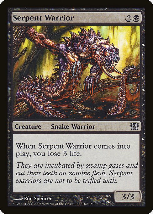Serpent Warrior from Ninth Edition