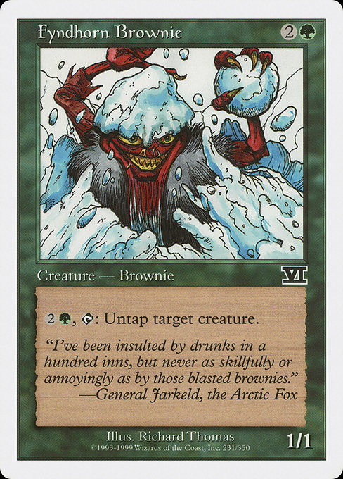 Fyndhorn Brownie highlighted card art