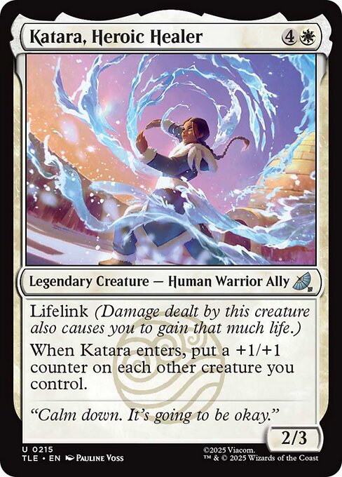 Katara, Heroic Healer highlighted card art