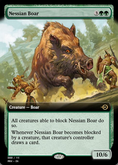 Nessian Boar highlighted card art