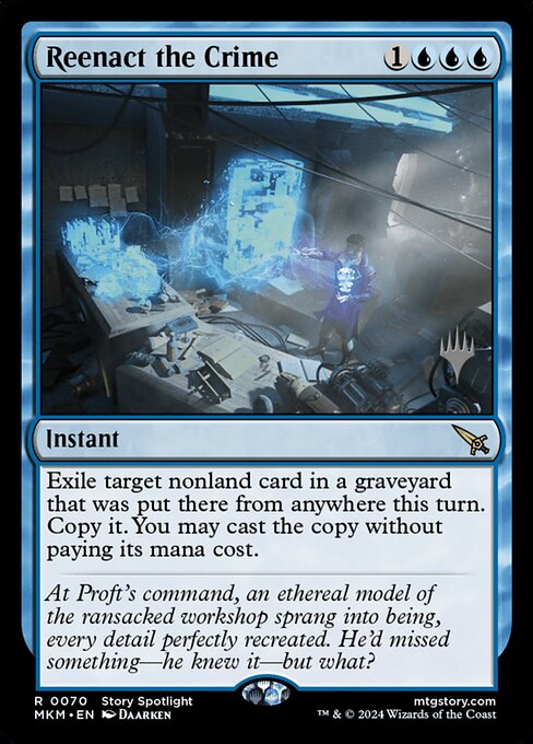 Reenact the Crime from Murders at Karlov Manor Promos