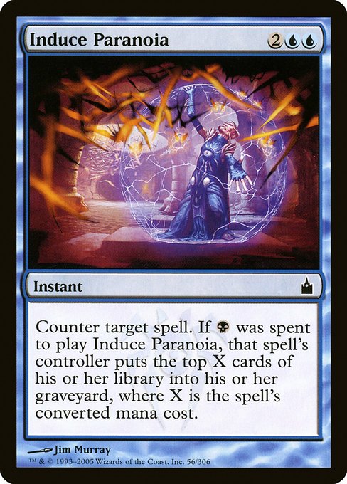 Induce Paranoia highlighted card art