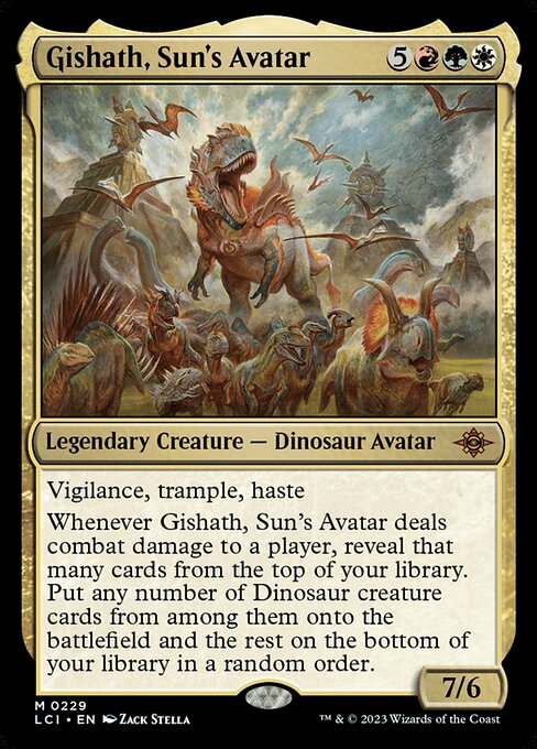 Gishath, Sun's Avatar from The Lost Caverns of Ixalan