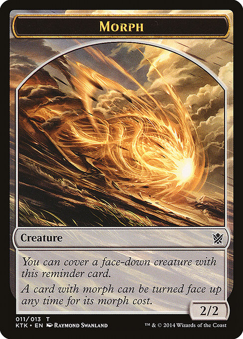 Morph from Khans of Tarkir Tokens