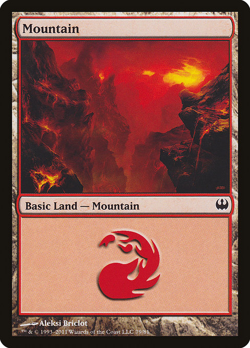 Mountain from Duel Decks: Knights vs. Dragons