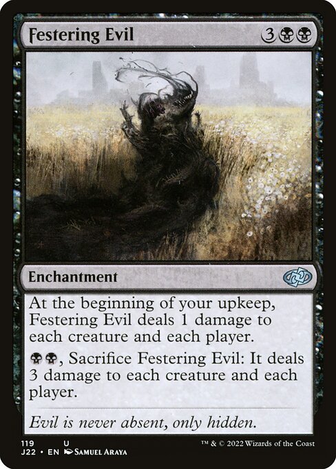 Festering Evil highlighted card art