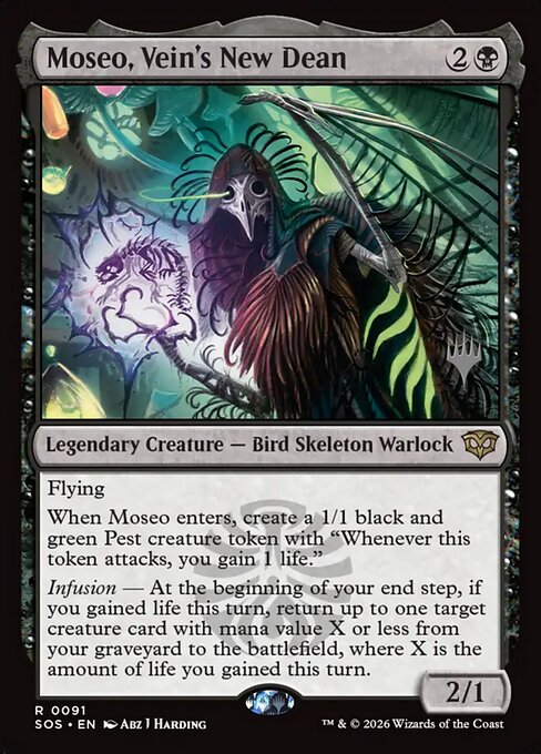 Moseo, Vein's New Dean from Secrets of Strixhaven Promos