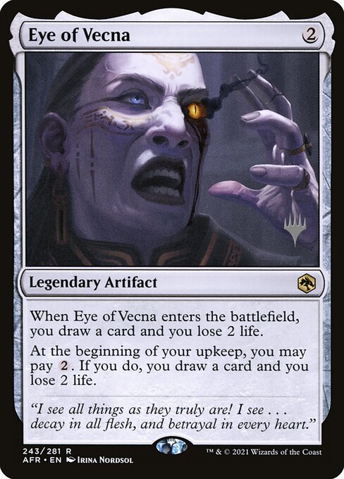 Eye of Vecna from Adventures in the Forgotten Realms Promos