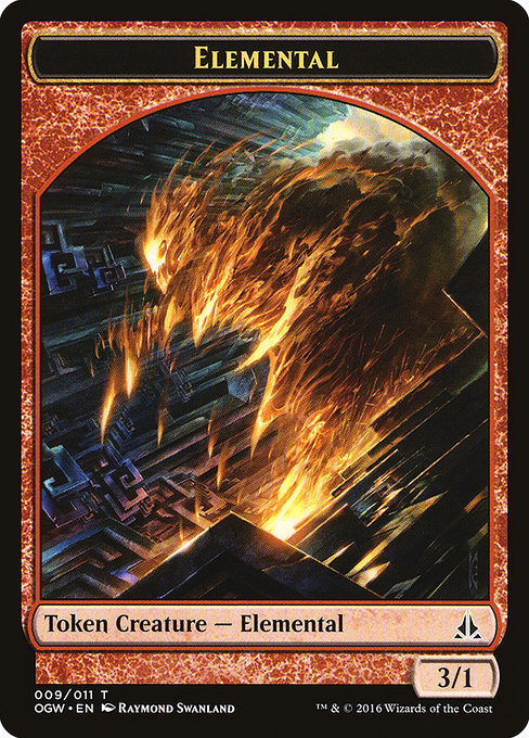 Elemental from Oath of the Gatewatch Tokens