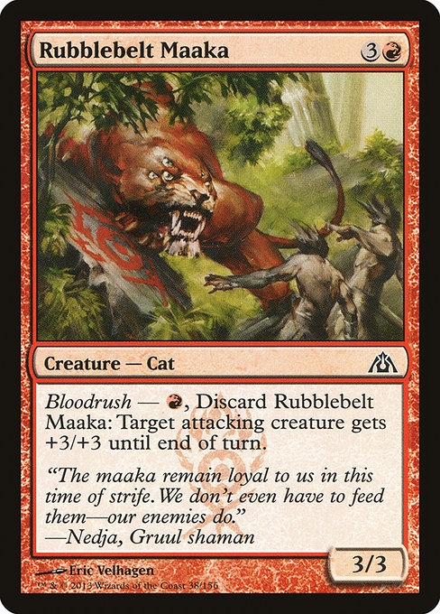 Rubblebelt Maaka from Dragon's Maze