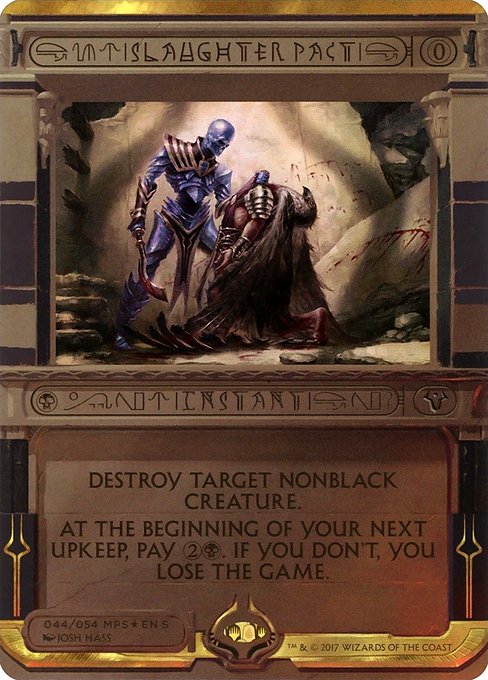 Slaughter Pact from Amonkhet Invocations