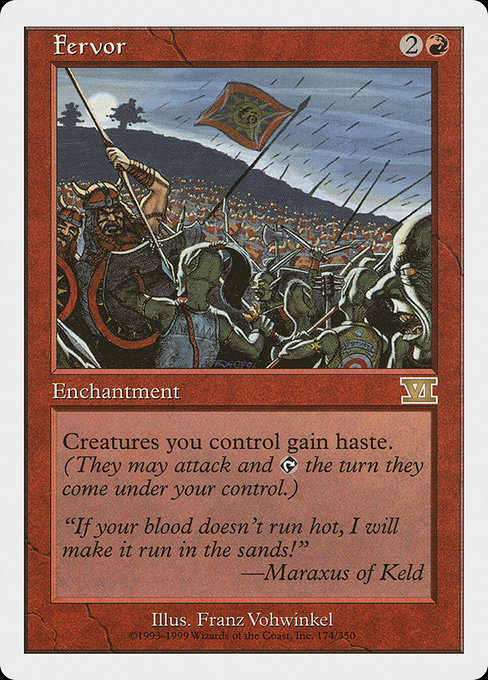 Fervor from Classic Sixth Edition