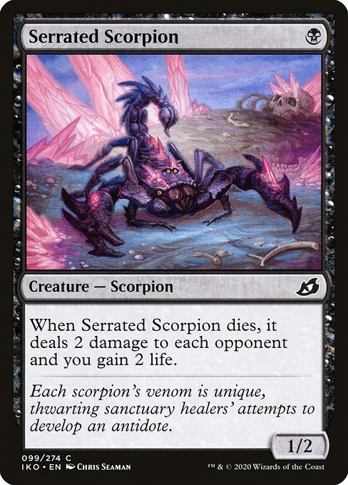 Serrated Scorpion from Ikoria: Lair of Behemoths
