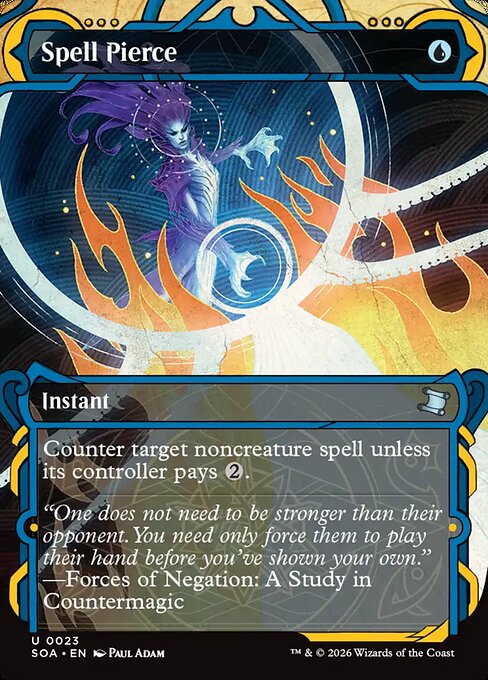 Spell Pierce from Secrets of Strixhaven Mystical Archive