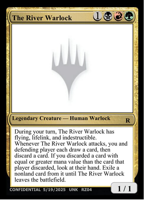 The River Warlock highlighted card art
