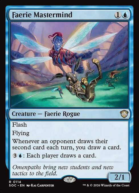 Faerie Mastermind from Secrets of Strixhaven Commander