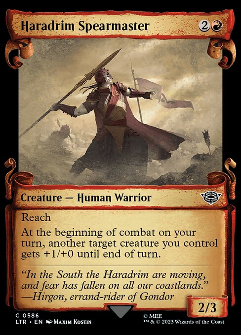 Haradrim Spearmaster highlighted card art