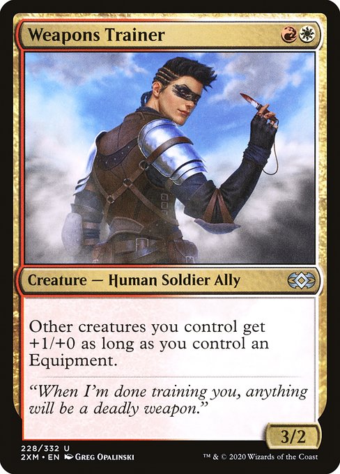 Weapons Trainer highlighted card art