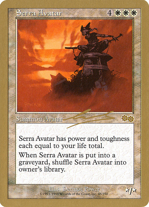 Serra Avatar from World Championship Decks 2000