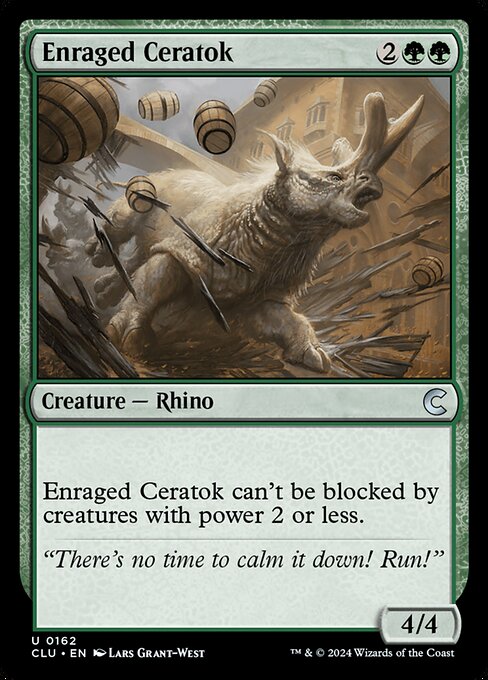 Enraged Ceratok highlighted card art