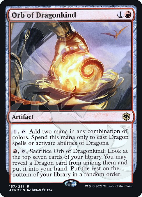 Orb of Dragonkind from Adventures in the Forgotten Realms Promos