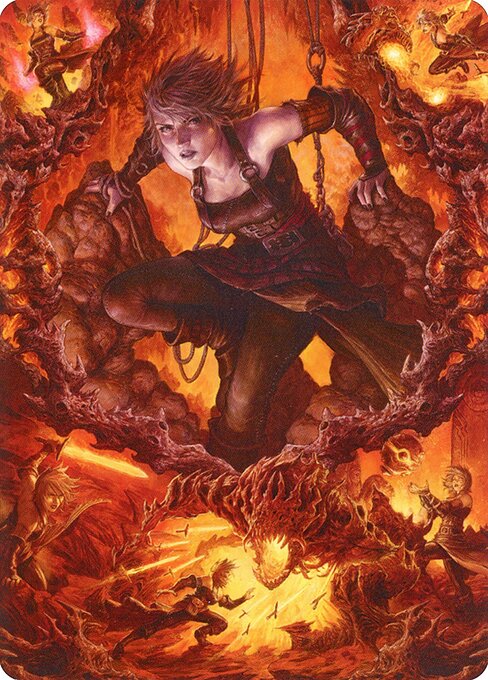 Nahiri, Heir of the Ancients // Nahiri, Heir of the Ancients from Zendikar Rising Art Series