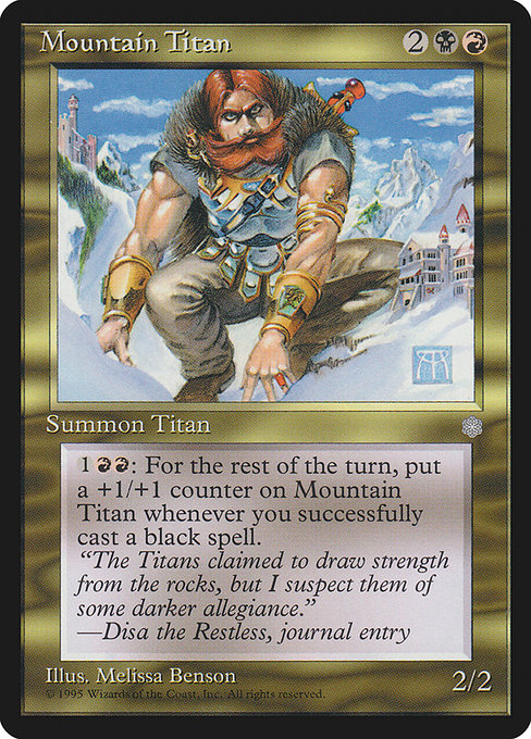 Mountain Titan highlighted card art