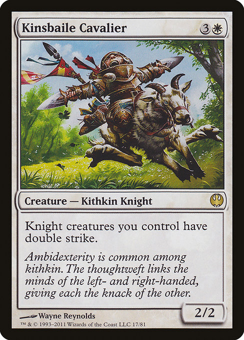 Kinsbaile Cavalier from Duel Decks: Knights vs. Dragons