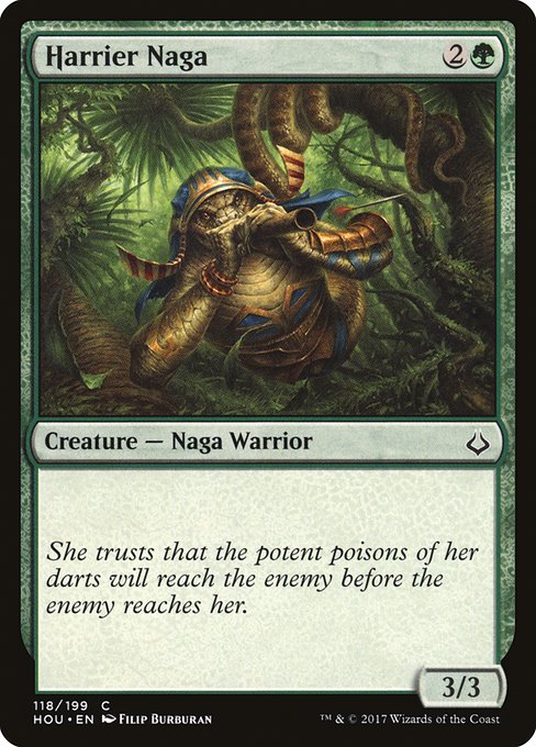 Harrier Naga highlighted card art