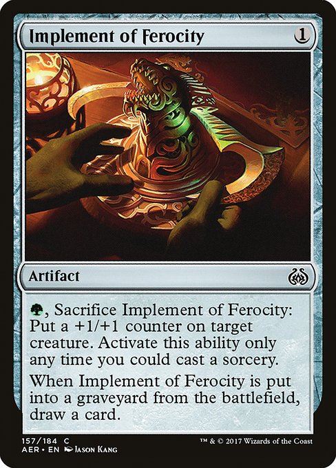 Implement of Ferocity highlighted card art