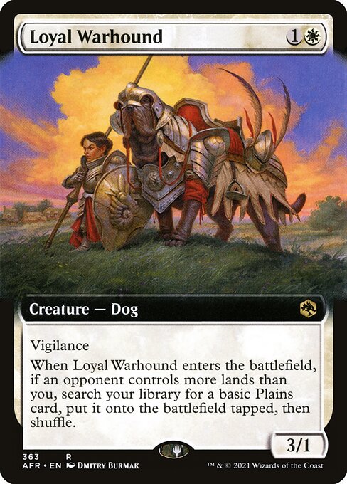 Loyal Warhound from Adventures in the Forgotten Realms