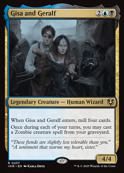 Gisa and Geralf highlighted card art