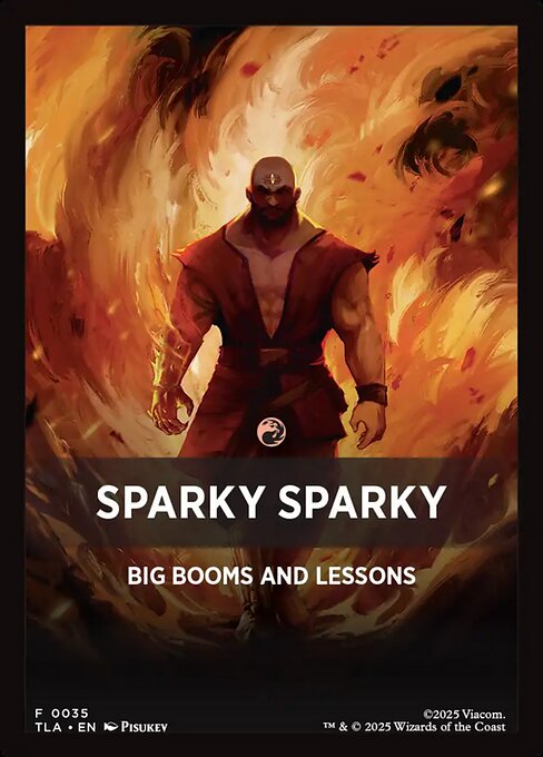 Sparky Sparky from Avatar: The Last Airbender Jumpstart Front Cards
