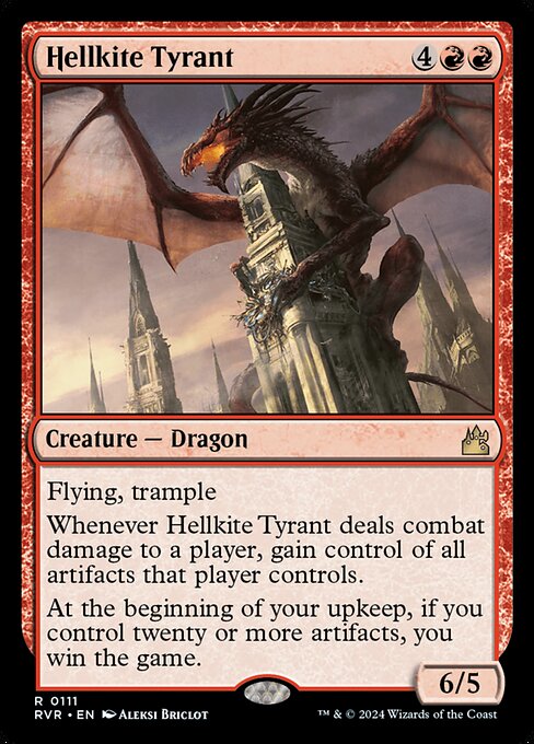 Hellkite Tyrant from Ravnica Remastered