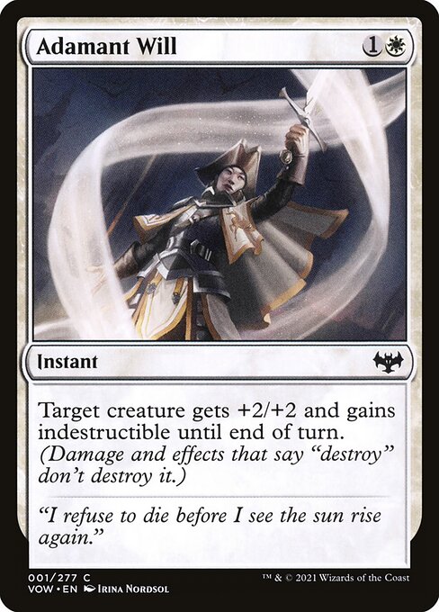 Adamant Will from Innistrad: Crimson Vow
