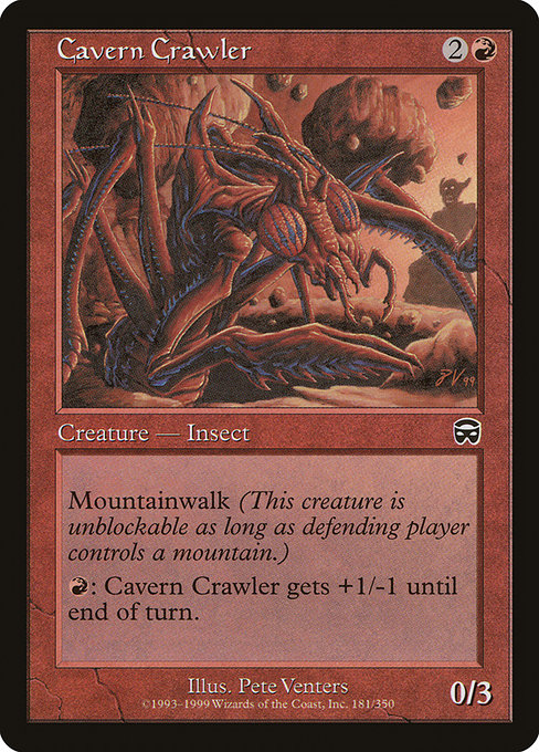 Cavern Crawler highlighted card art