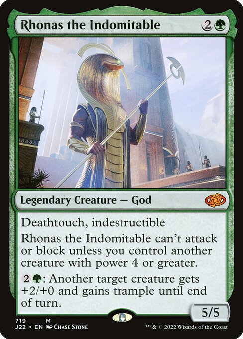 Rhonas the Indomitable highlighted card art