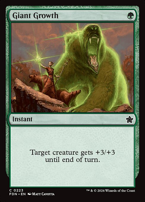 Giant Growth highlighted card art
